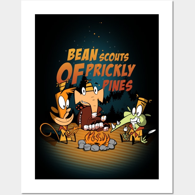 Bean Scouts of Prickly Pines Wall Art by constantine2454